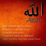 Kadir Gecesi Sözleri